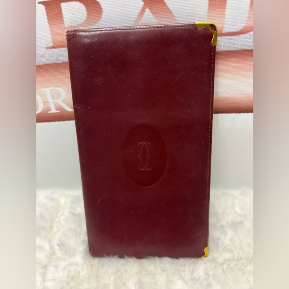 Cartier Bordeaux Compact Wallet - Picture 1 of 3